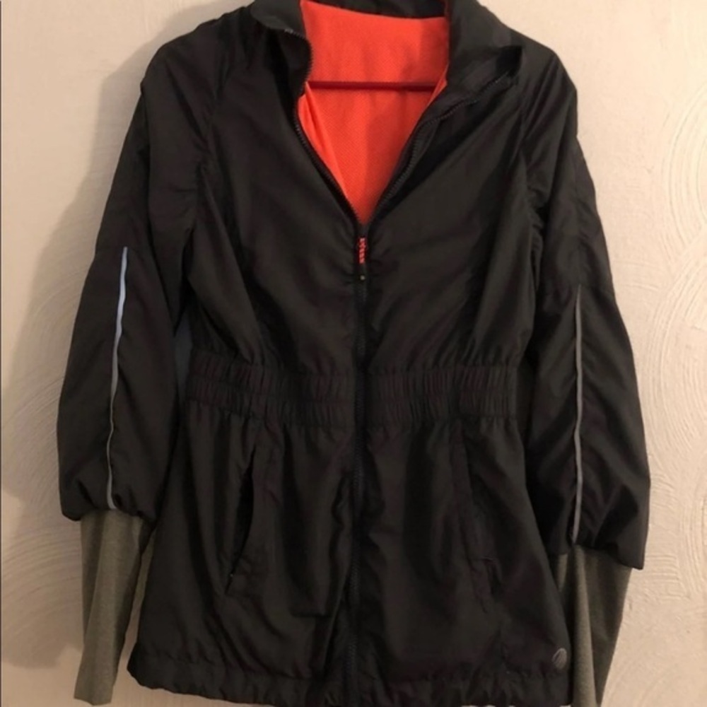 Mpg Jacket Women’s Size Med Pockets Full Zip Black Hoodie‎